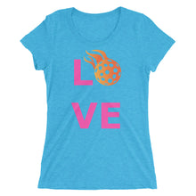 Ladies' Pink "LOVE" Pickleball Tee