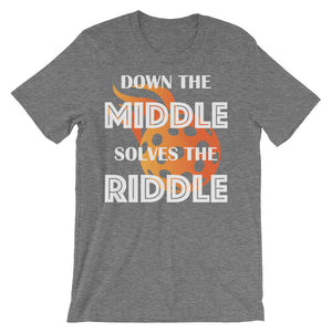 "Down the Middle..." Men's Pickleball t-shirt