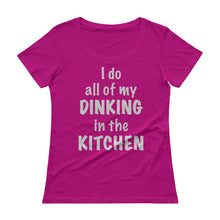 Ladies' "Dinking" Pickleball Scoopneck Tee