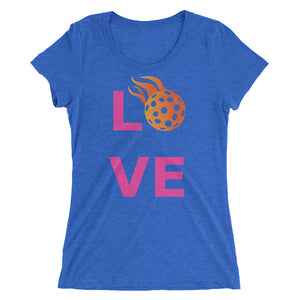 Ladies' Pink "LOVE" Pickleball Tee