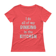 Ladies' "Dinking" Pickleball Scoopneck Tee