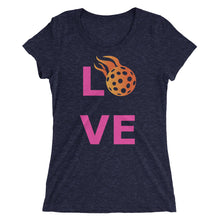 Ladies' Pink "LOVE" Pickleball Tee