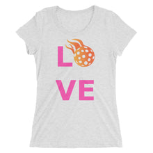 Ladies' Pink "LOVE" Pickleball Tee