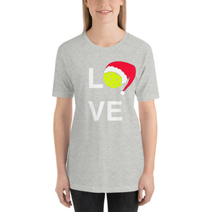 Pickleball Love Holiday Short-Sleeve Unisex T-Shirt