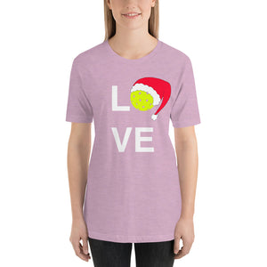 Pickleball Love Holiday Short-Sleeve Unisex T-Shirt