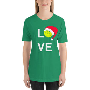 Pickleball Love Holiday Short-Sleeve Unisex T-Shirt
